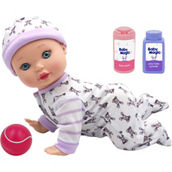 New Adventures Little Darlings: Crawling Baby Playset with Baby Doll