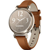 Garmin Smartwatch Lily 2 Classic Cream Gold with Tan Leather Band 010-02839-02