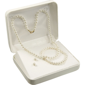 14K Yellow Gold Childs First 4-4.5mm Cultured Freshwater Pearl Gift Set