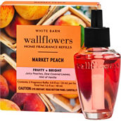 Bath & Body Works Market Peach Wallflowers Fragrance Refill 2 pk.