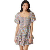 Inspired Hearts Juniors Hook-and-Eye Floral Print Dress