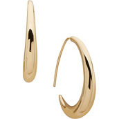 Nine West Goldtone 28mm Threader Hoop Earrings