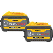 DeWalt Flexvolt 20V/60V 9.0Ah Max Batteries, 2 pk.
