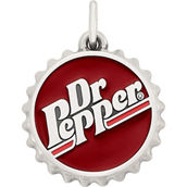 James Avery Sterling Silver Enamel Dr Pepper Bottle Cap Charm