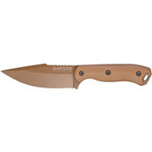 Ka-Bar Becker Harpoon Fixed Blade Knife Drop Point, Brown