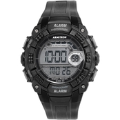 Armitron Men's Sport Digital Chronograph Black Resin Strap Watch 40/8209BLK