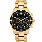 Armitron Dress Men's Gold Tone Stainless Steel Bracelet Watch 20-5351BKGP
