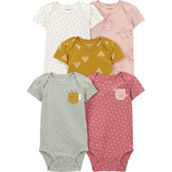 Carter's Infant Girls Multi Bodysuit 5 pk.