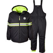 Bass Creek Boys High Visibility Jacket and Bib 2 pc. Snowsuit Set