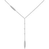 10K White Gold 1/2 CTW Diamond Fashion Necklace 18 in.