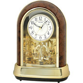 Rhythm USA Crystal Dulcet II (Woodgrain) Clock