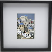 Mikasa Black Gallery 15 x 15 in. Frame Matted to 5 x 7 in.