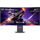LG 45 in. UltraGear OLED Curved 240Hz WQHD Gaming Monitor with G-SYNC 45GS95QE-B