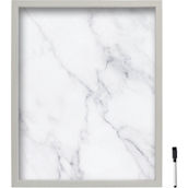 Mikasa Home 21 x 17 in. White Marble Whiteboard with Pen