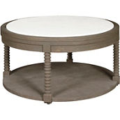 Pulaski Furniture Round Cocktail Table with Marble Top
