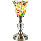 Dale Tiffany 12.5 in. Tall Lucida Mosaic Accent Lamp