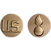 Army Enlisted Ordnance Branch Collar Device Set