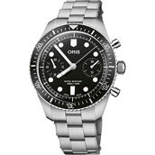 Oris Men's Diver 65 Chrono Metal Watch 77177914054MB