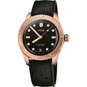 Oris Men's / Women's Diver 65 Bronze Rubber Watch 73377713154RS