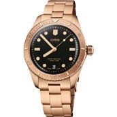 Oris Men's / Women's Diver 65 Bronze Bracelet Watch 73377713154MB