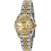 Swiss Crown Women's Rolex-Independently Certified Diamond Watch (Pre-owned)