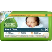 Seventh Generation Newborn Free & Clear Jumbo Diapers, 36 ct.
