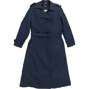 DLATS Women's Blue All Weather Coat