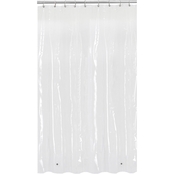 Maytex Softy Stall PEVA Shower Curtain Liner, Clear