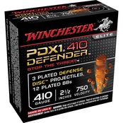 Winchester PDX1 Defender Buckshot 410 Ga. 2.5 In. 3 Defense Discs, 10 Rounds