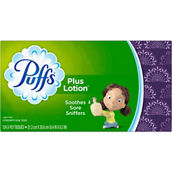 Puffs Plus Lotion Facial Tissues 124 ct.