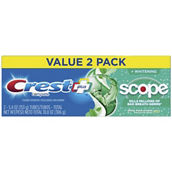 Crest Complete Whitening Plus Scope Toothpaste 5.4 oz. 2 pk.