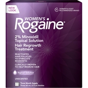 Rogaine Women's Topical Solution Hair Regrowth Treatment 3 Month Supply