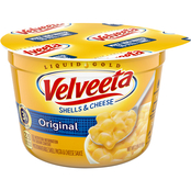 Kraft Velveeta Original Shells and Cheese Single Serve Microwave Dinner 2.39 oz.