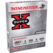 Winchester Super-X .410 Ga. 3 in. 000 Buckshot 5 Pellets, 5 Rounds
