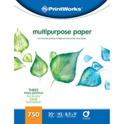 Printworks Professional Multipurpose 8.5x11 in. 20 lb. 92 Bright Paper 750 Sheets