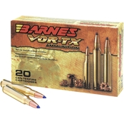 Barnes VOR-TX 7mm REM 140 Gr. Tipped Triple Shock X Boat Tail Lead Free, 20 Rounds