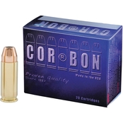 CORBON 38 Super 125 Gr. Jacketed Hollow Point +P, 20 Rounds
