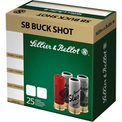 Sellier & Bellot 12 Ga. 00 Buckshot 2.75 in., 25 Rounds