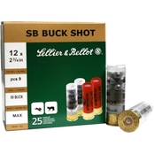 Sellier & Bellot Buckshot 1.12 Oz. 12 Ga. 2.75 In., 25 Rounds