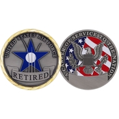 Challenge Coin Retired Air Force Coin