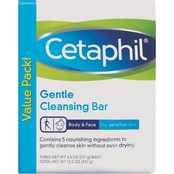 Cetaphil Gentle Cleansing Bar 3 pk.