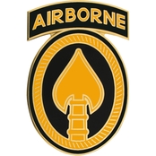 Army CSIB Special Operations Command, US Army Element with Airborne Tab