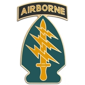 Army CSIB Special Forces Group with Airborne Tab