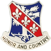 Army International Guard 327th Infantry Regiment Crest