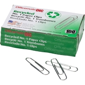 Officemate No.1 Paper Clips 100 ct.