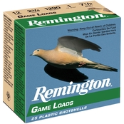 Remington Game Load 1 Oz. Shotshell 12 Ga. 2.75 in. 8 Shot, 25 Rounds