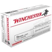 Winchester USA 9mm 147 Gr. JHP, 50 Rounds