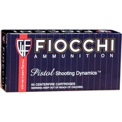 Fiocchi 9mm 158 Gr. FMJ Subsonic, 50 Rounds