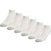 Hanes No Show Socks 12 Pk., White