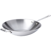 All-Clad d3 Stainless Steel 14 in. Open Stir Fry Pan